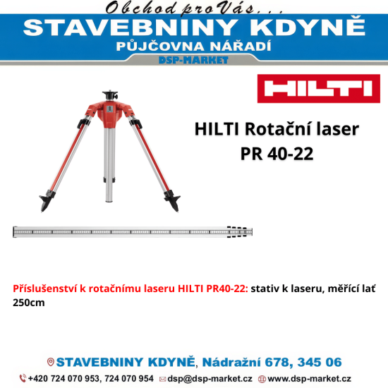 Stojan k rotacnimu laseru